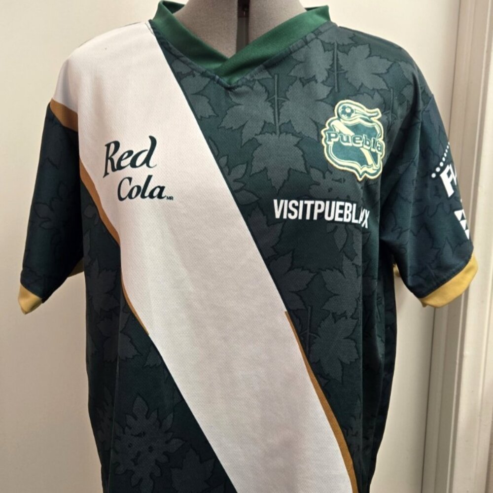 Puebla FC Away Jersey 2021 2022 Ayon #8 Mens Size M Medium Banco Azteca Soccer